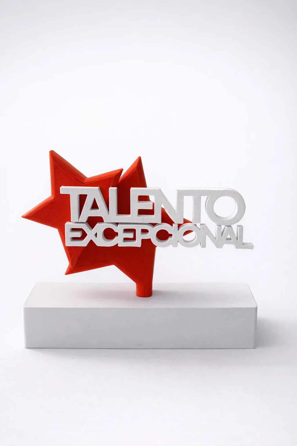 Trofeo corporativo personalizado